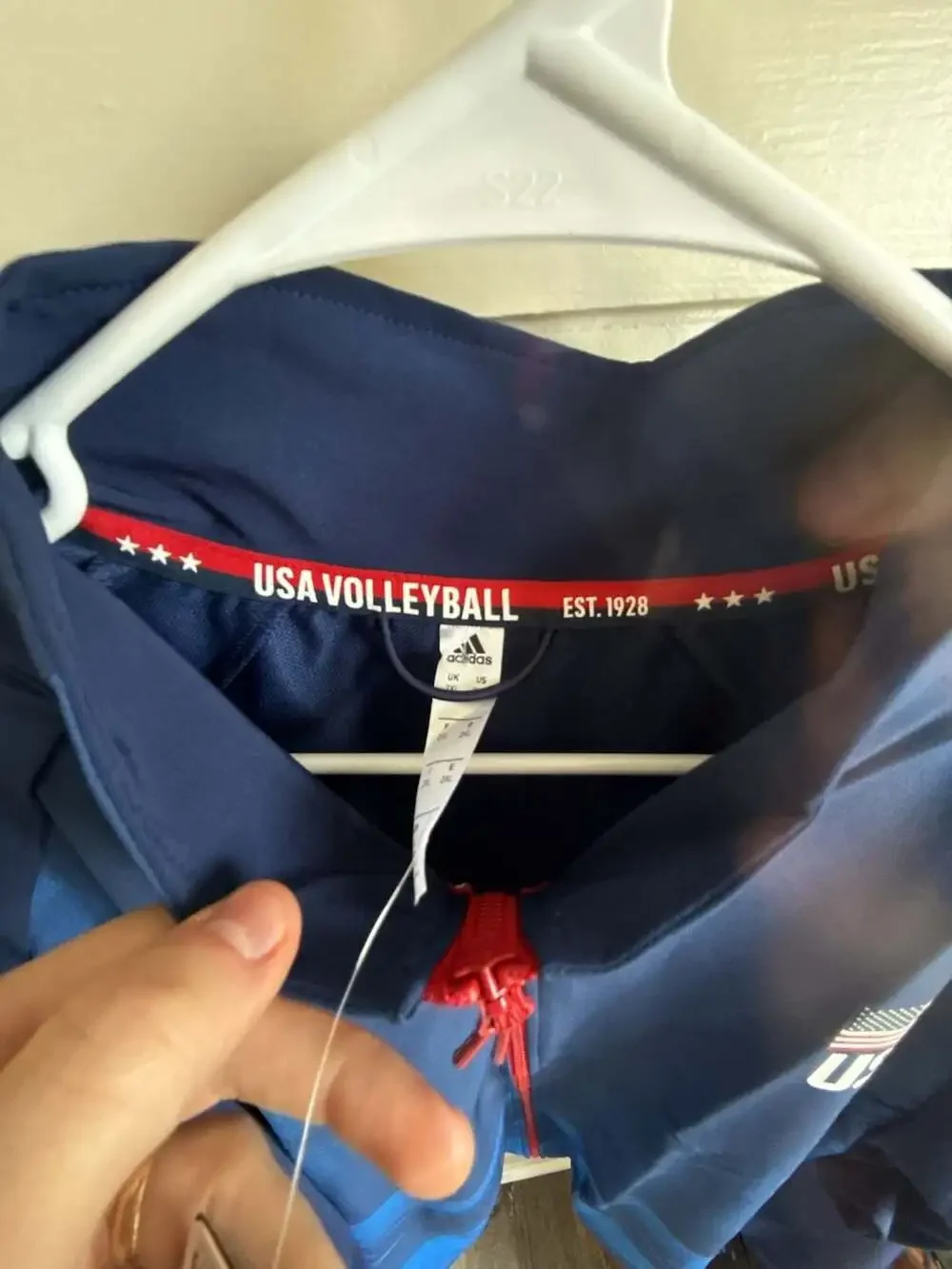 Adidas USA Volleyball National Team Men's Official Warm-Up Jacket